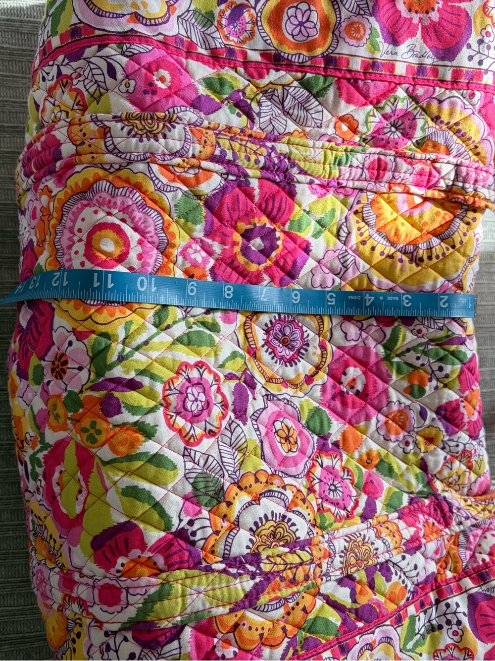 Vera Bradley Floral Quilted Weekender Duffle Bag - Picture 10 of 14